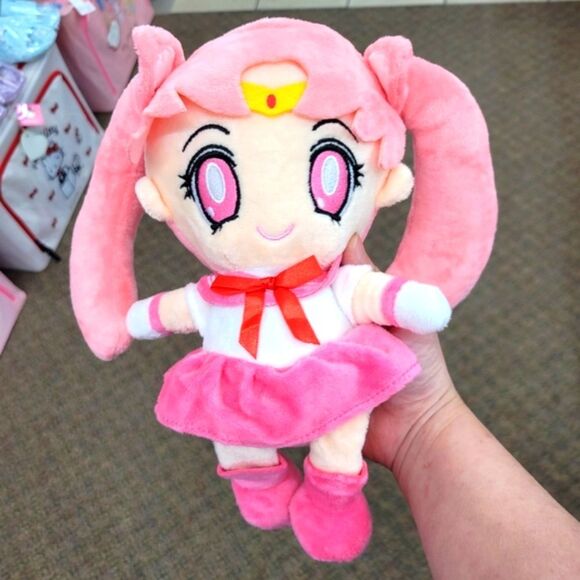 Brand New Sailor Moon Chibi Moon Plush Toy Doll 10" - Picture 1 of 8